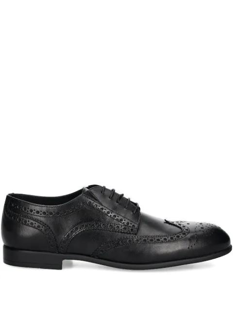 Baldinini perforated leather Oxford shoes