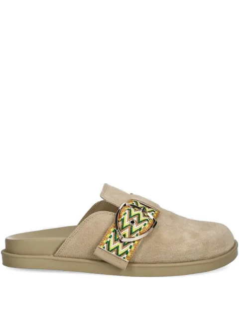 Blauer Glade04 suede flat mules