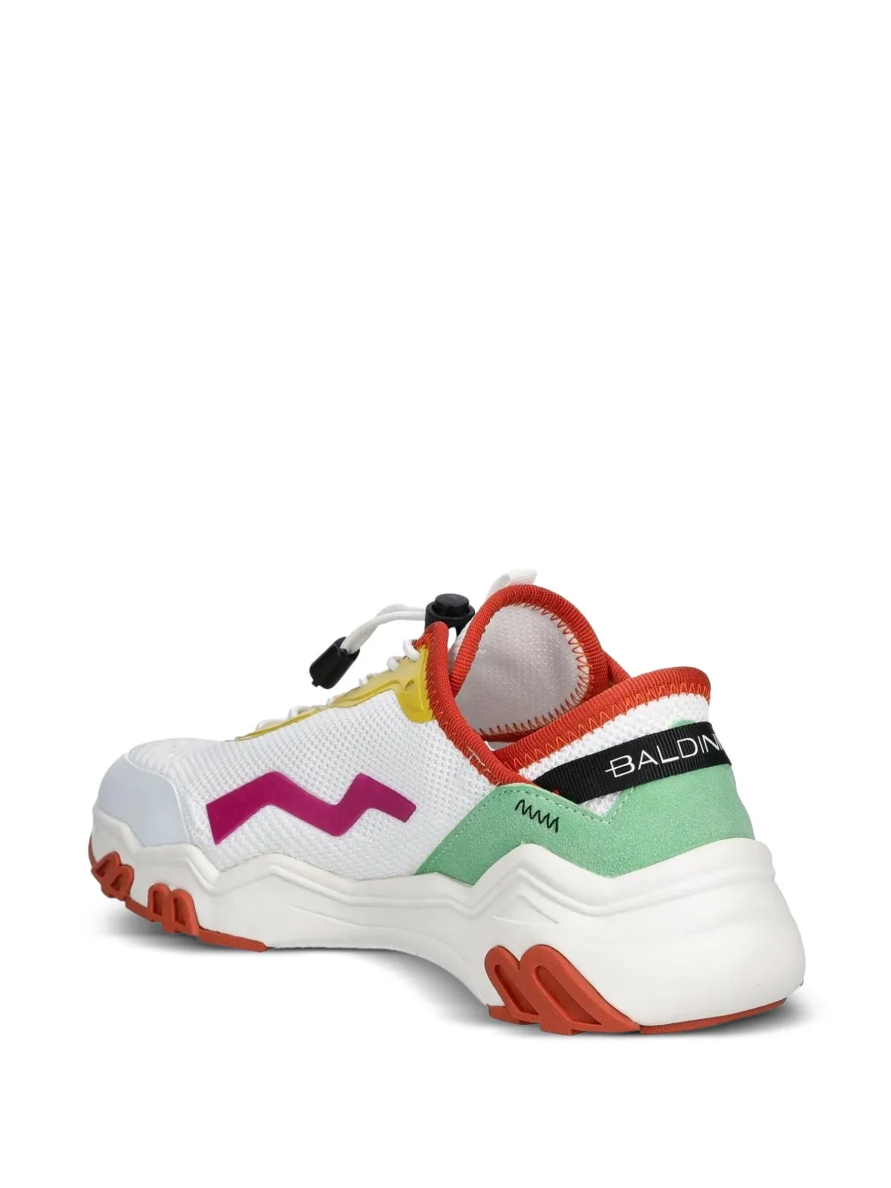 Baldinini Multi-panelled Sneakers In White