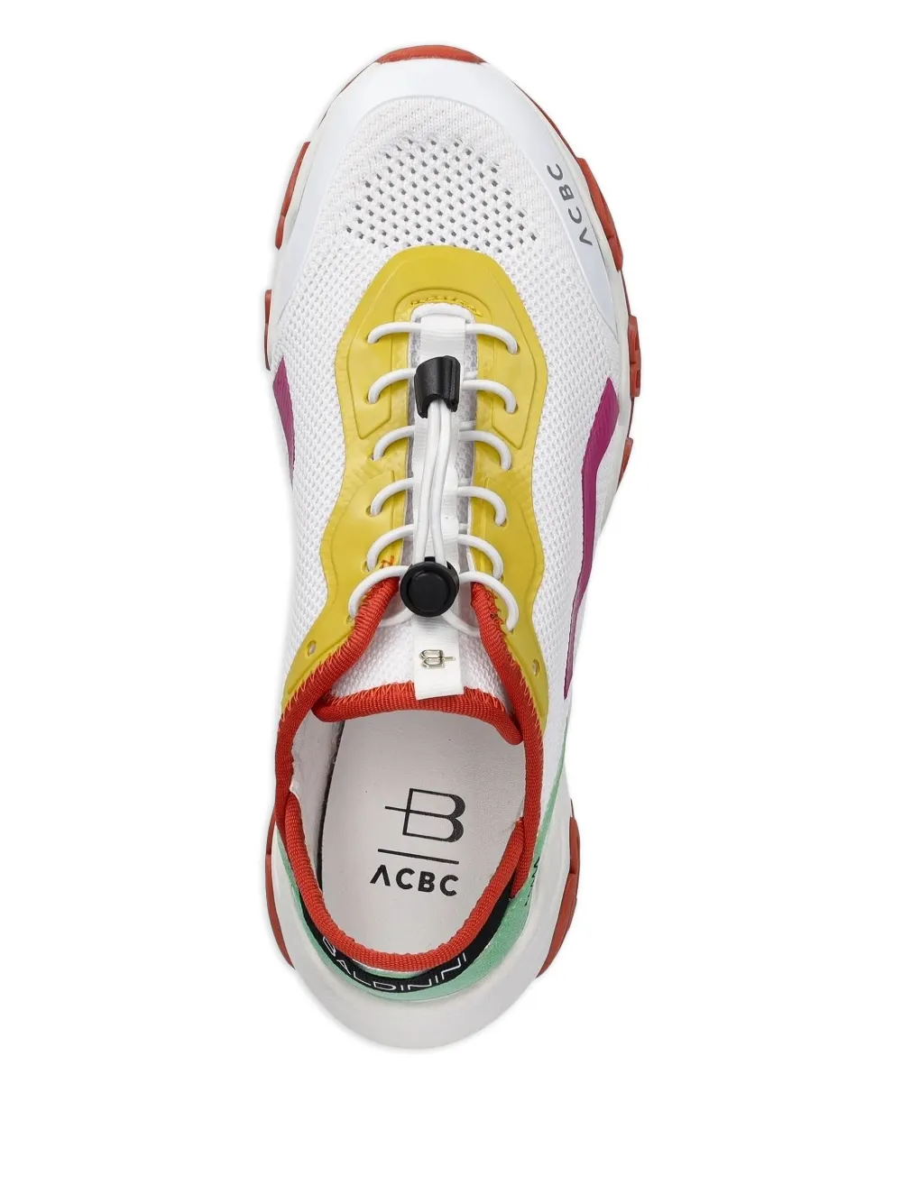 Baldinini Multi-panelled Sneakers In White