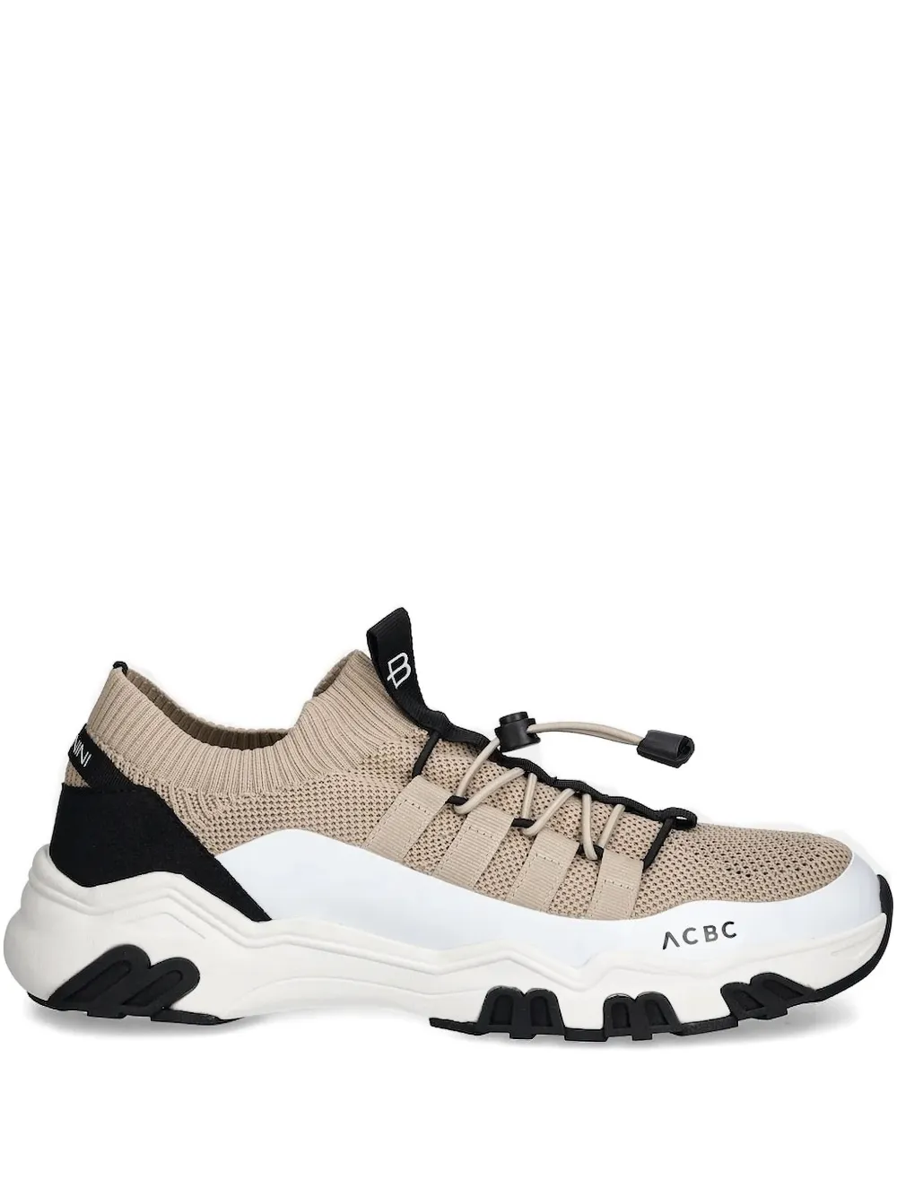 Baldinini knitted pull-on sneakers Neutrals