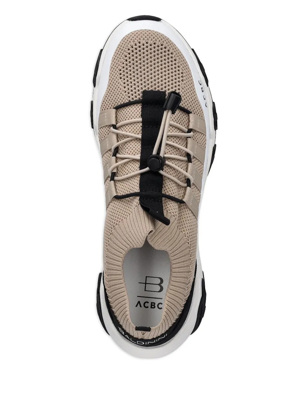 Baldinini Gebreide pull-on sneakers Beige