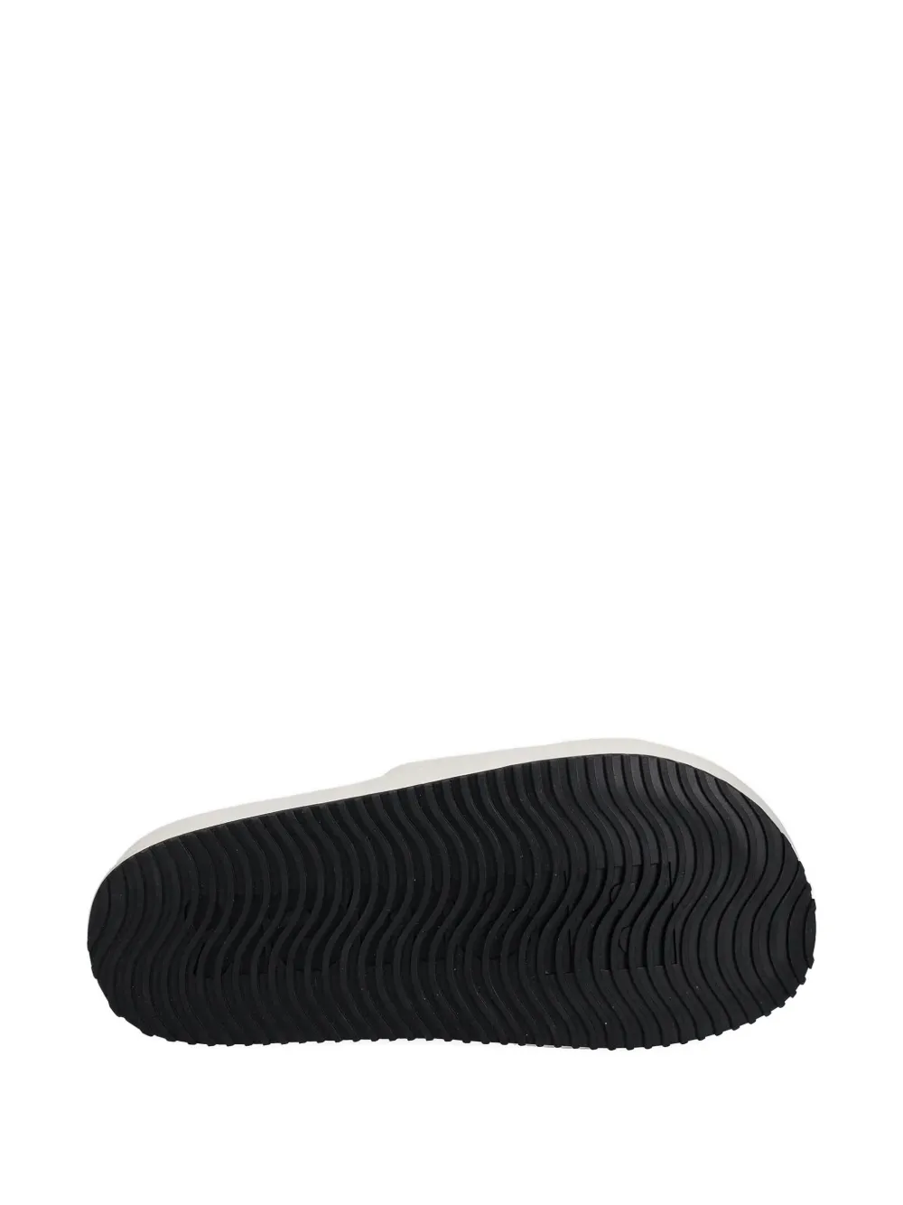 Blauer Embellished-logo Platform Slides In White