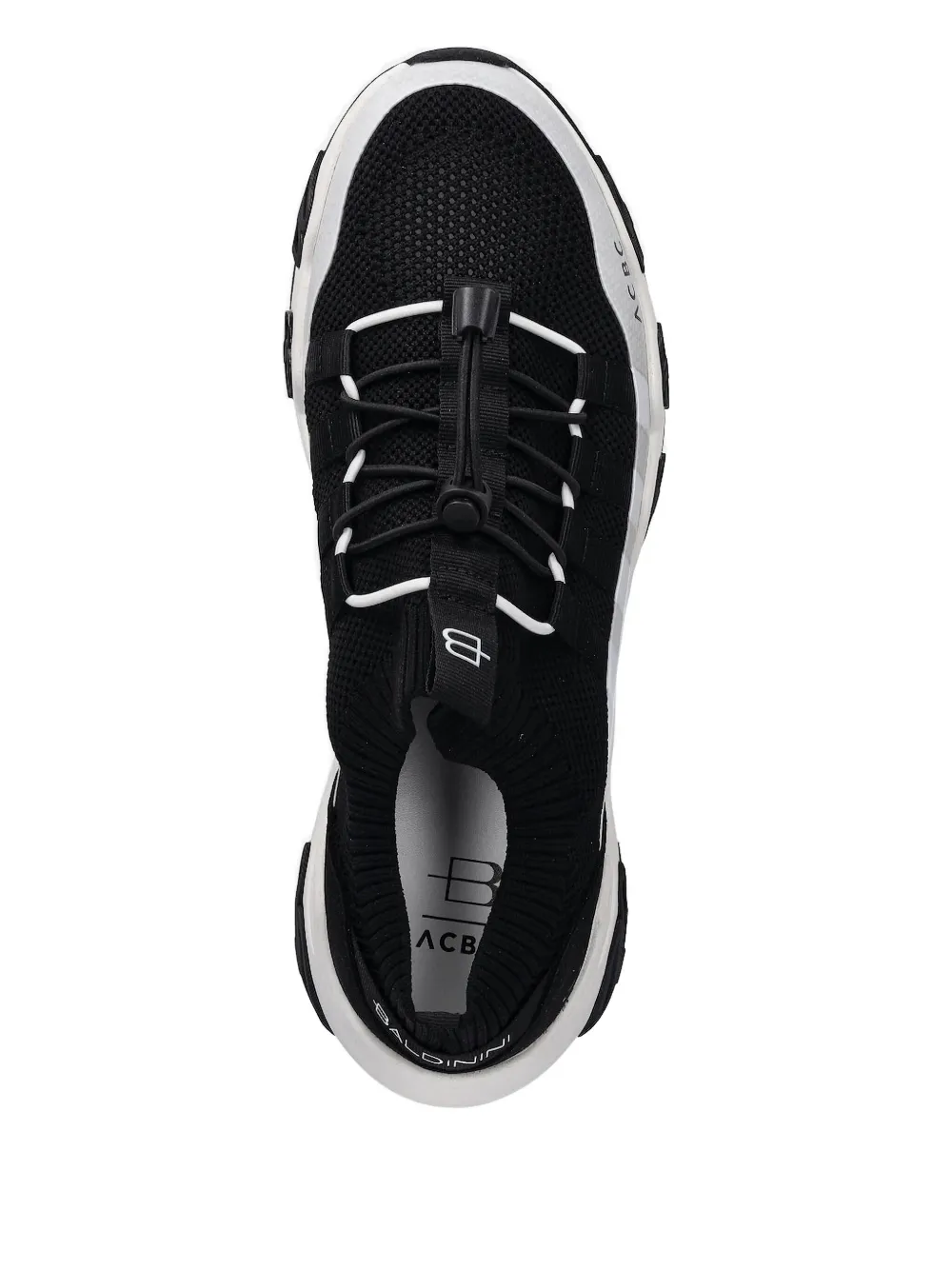 Baldinini Knitted Lace-up Trainers In Multi