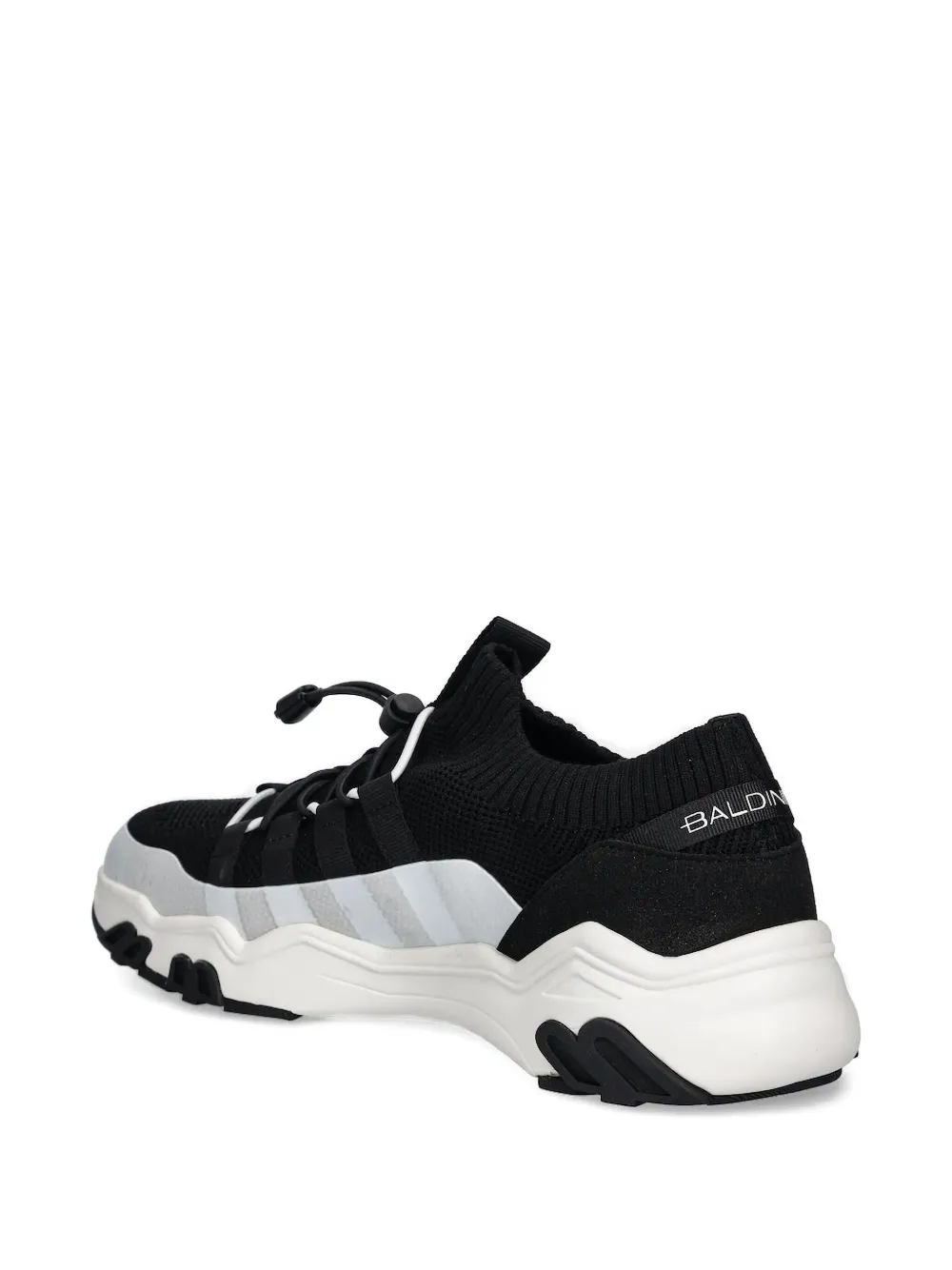 Baldinini Knitted Lace-up Trainers In Multi