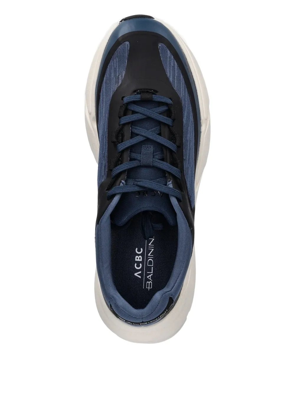 Baldinini textured-panelled trainers Blue