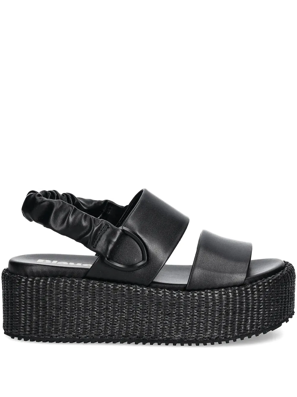 Blauer Platform Elastic-strap Sandals In Black