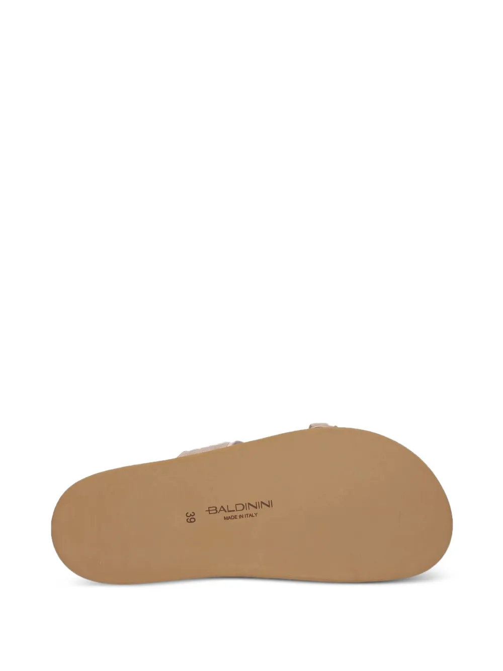 Baldinini Sandalen verfraaid met kristallen en gesp Beige