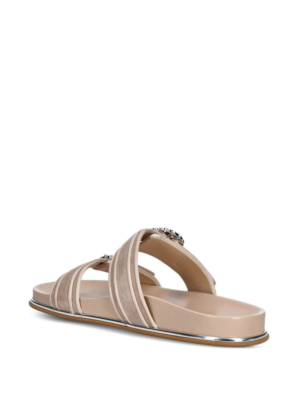 Baldinini crystal-embellished buckle sandals | Flat Sandals | Image 2