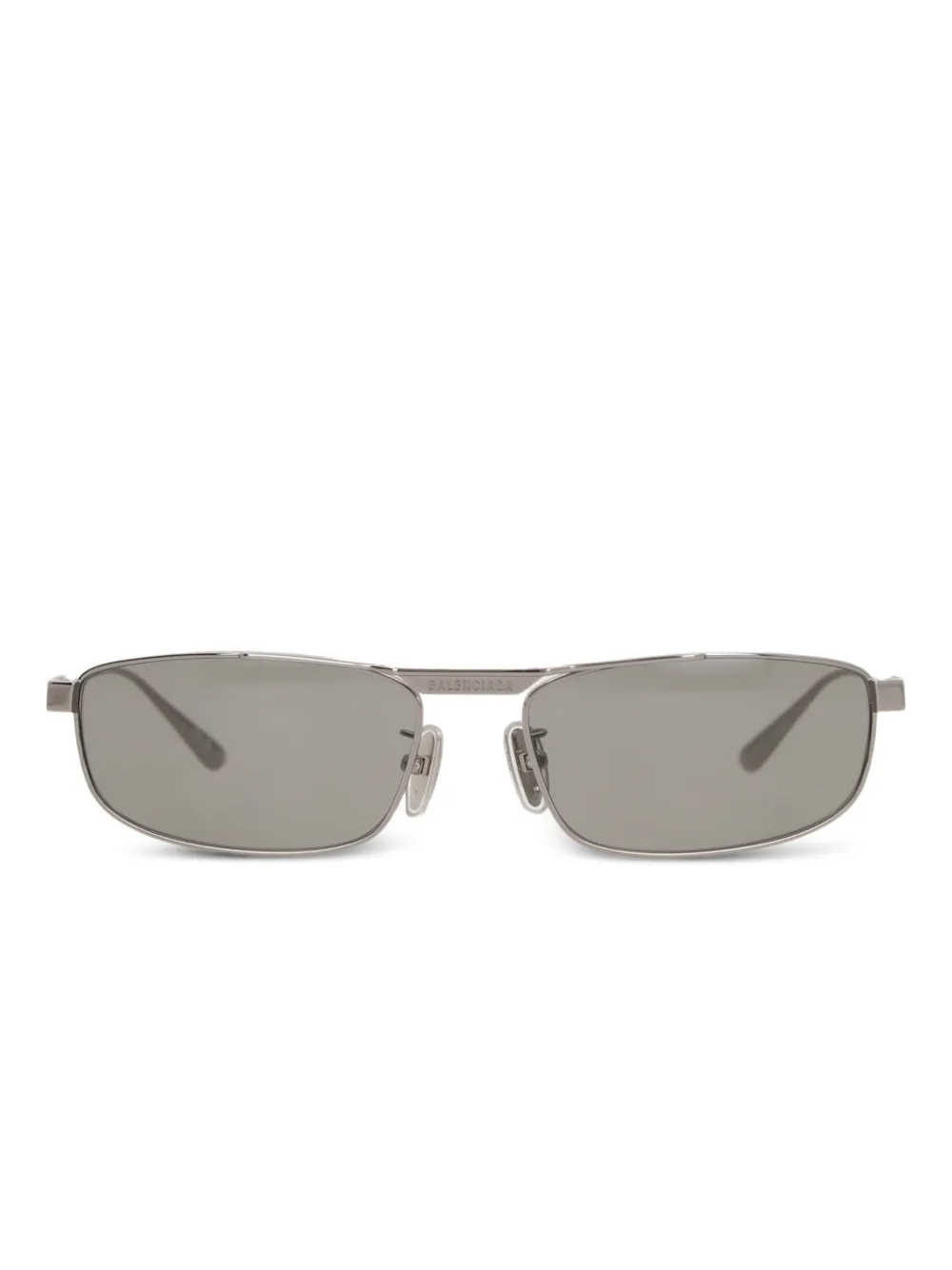 Balenciaga Eyewear Zonnebril met rechthoekig montuur Zilver