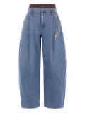 Alexander Wang pre-styled ballon-leg jeans - Blue