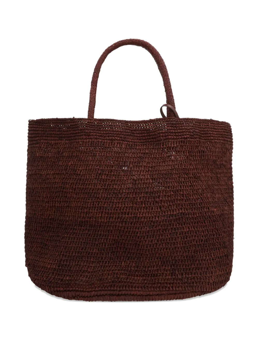 The Row Raffia Double-handle Tote Bag In Brown