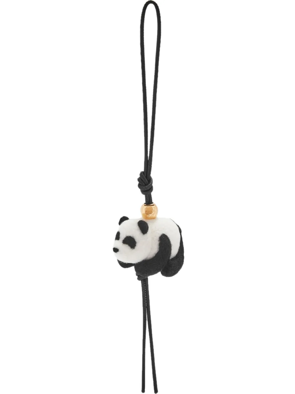 LOEWE panda felt charm | Black | Image 1