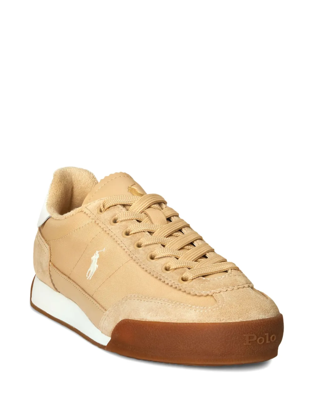 Polo Ralph Lauren suede-panel sneakers Neutrals