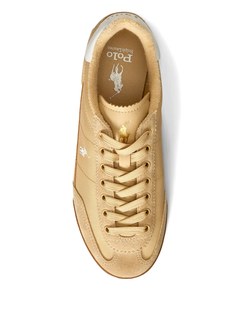 Polo Ralph Lauren suede-panel sneakers Neutrals