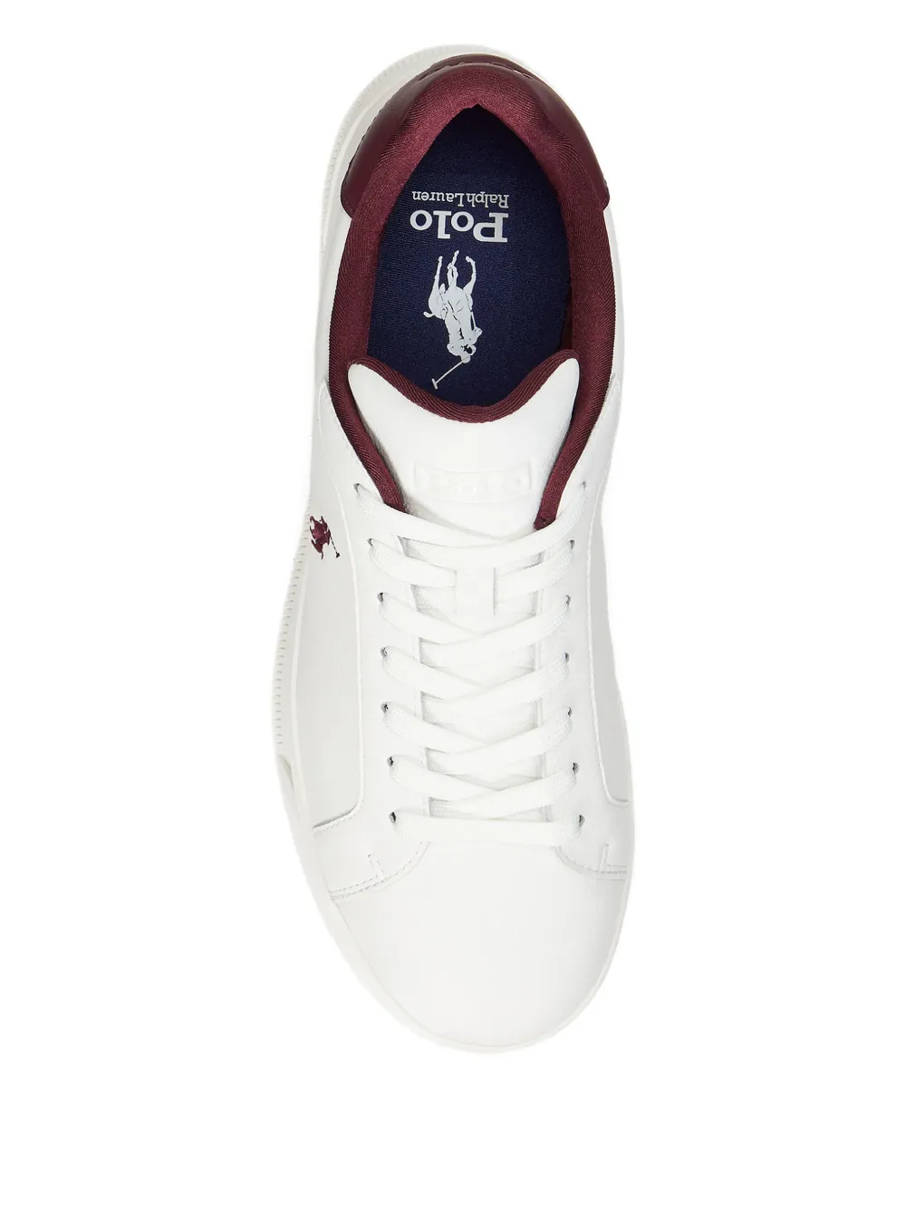Polo Ralph Lauren Heritage Court II leren sneakers Bruin