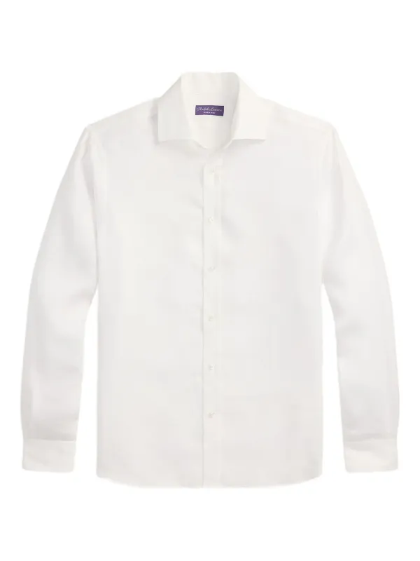 Ralph Lauren Purple Label long-sleeve button-up Shirt | White