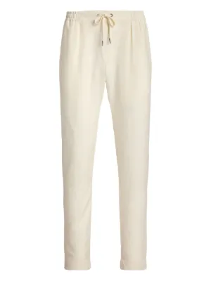 Ralph Lauren Purple Label drawstring-waist Trousers | Neutrals