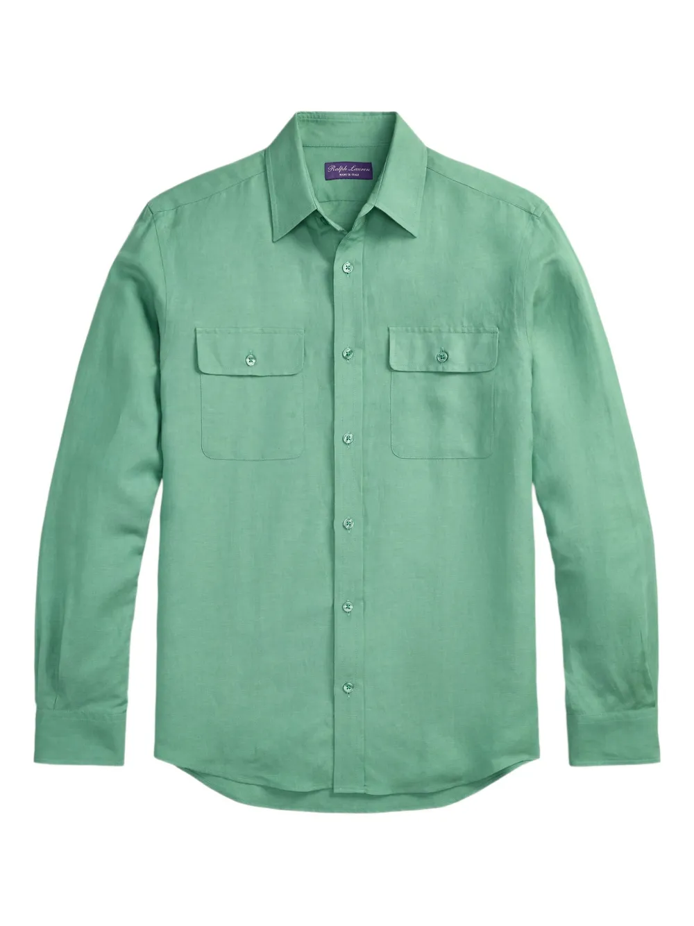 Ralph Lauren Purple Label Overhemd met lange mouwen Groen