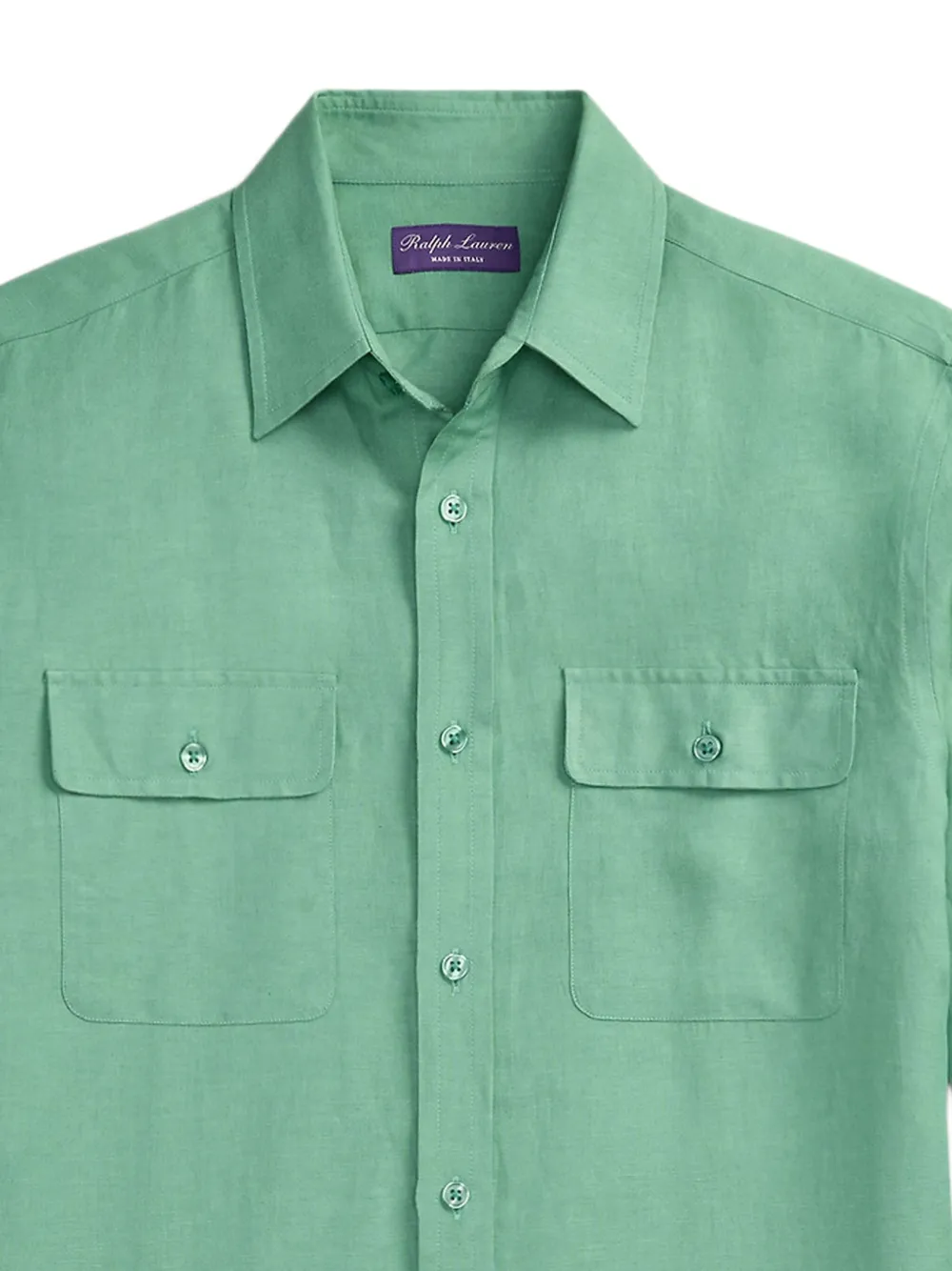 Ralph Lauren Purple Label Overhemd met lange mouwen Groen