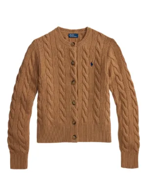 Polo Ralph Lauren ロングスリーブ ボタン カーディガン | ブラウン