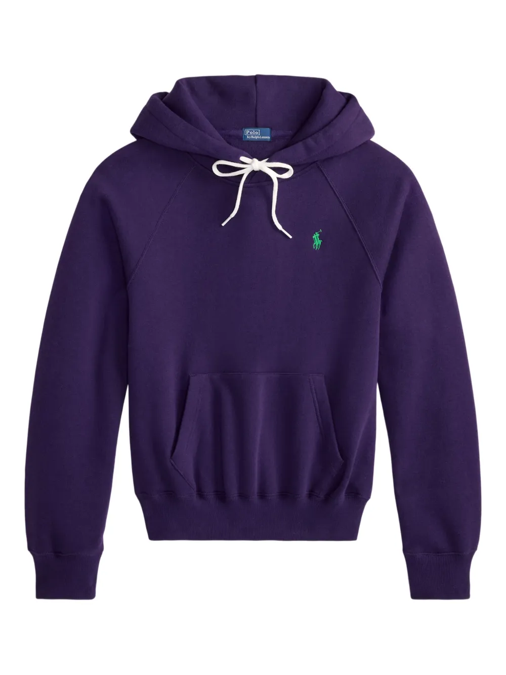 Polo Ralph Lauren logo-embroidered drawstring hoodie | Purple | Image 1