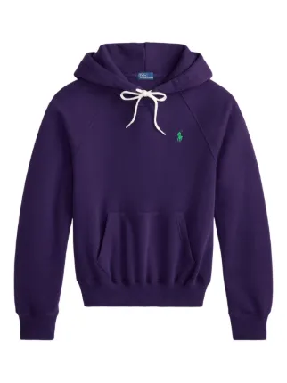 Polo Ralph Lauren Moletom De Capuz Com Logo Bordado | Roxo