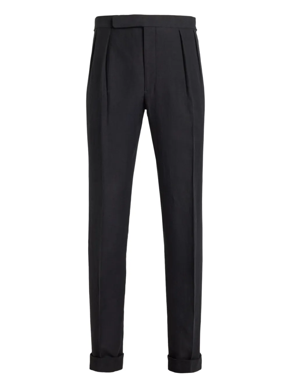 Ralph Lauren Purple Label pleated trousers - ブラック Ralph Lauren Purple Label pleated trousers - ブラック