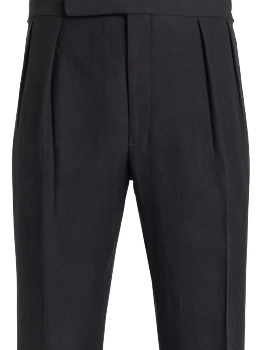 Ralph Lauren Purple Label Plooibroek Zwart