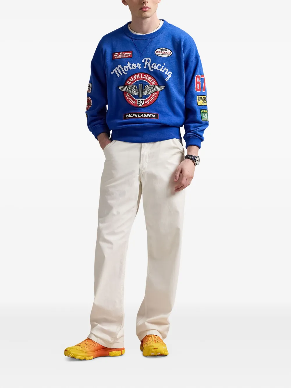 Polo Ralph Lauren Sweater met logopatch Blauw