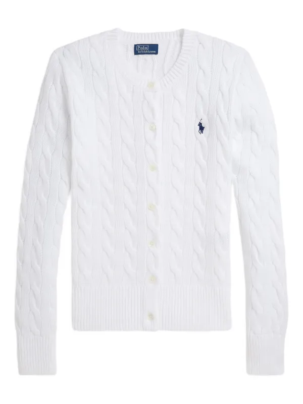 polo カーディガン　白 Polo Ralph Lauren ポロポニー カーディガン | ホワイト | FARFETCH JP