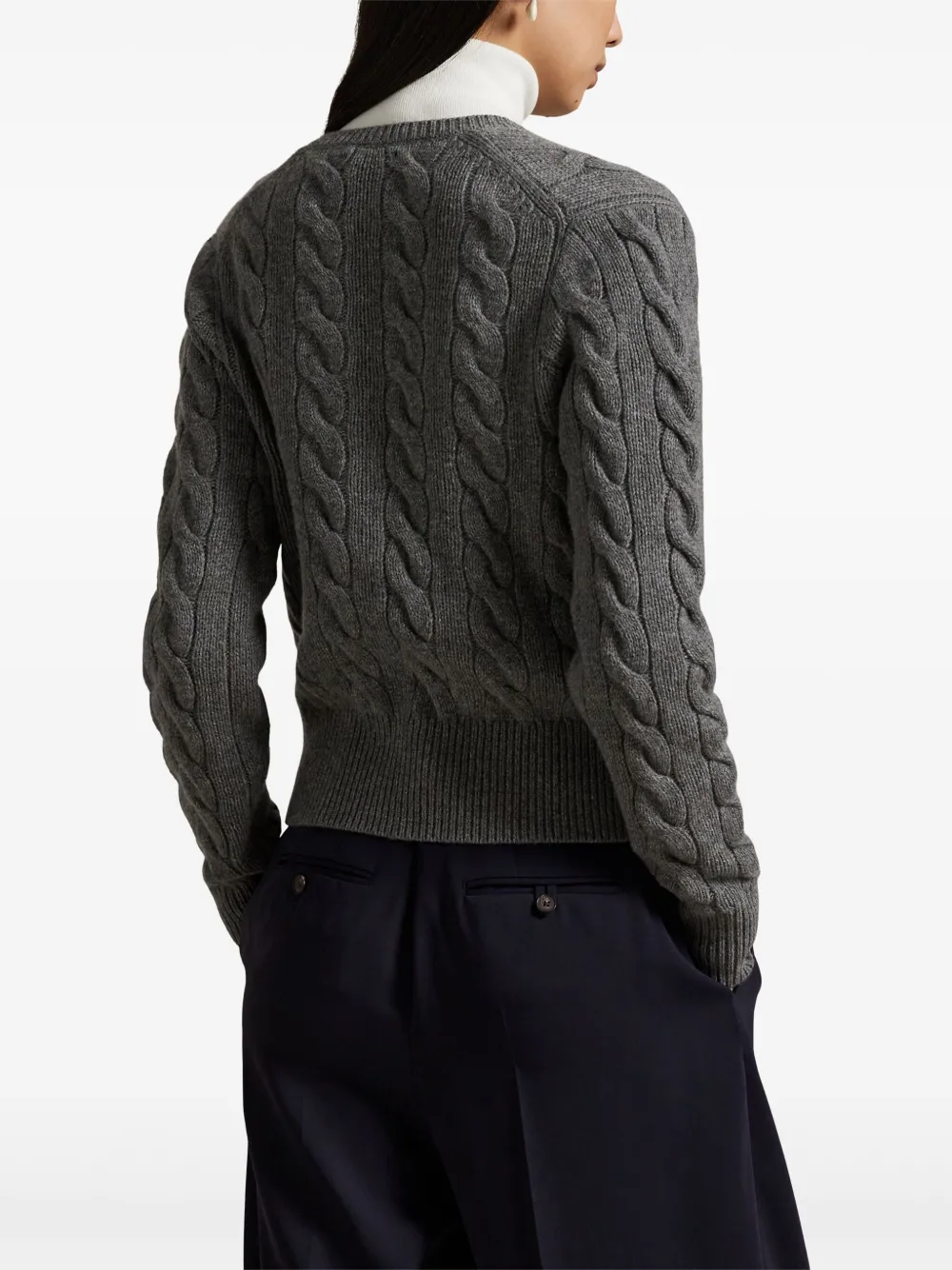 Polo Ralph Lauren Kabelgebreid vest Grijs
