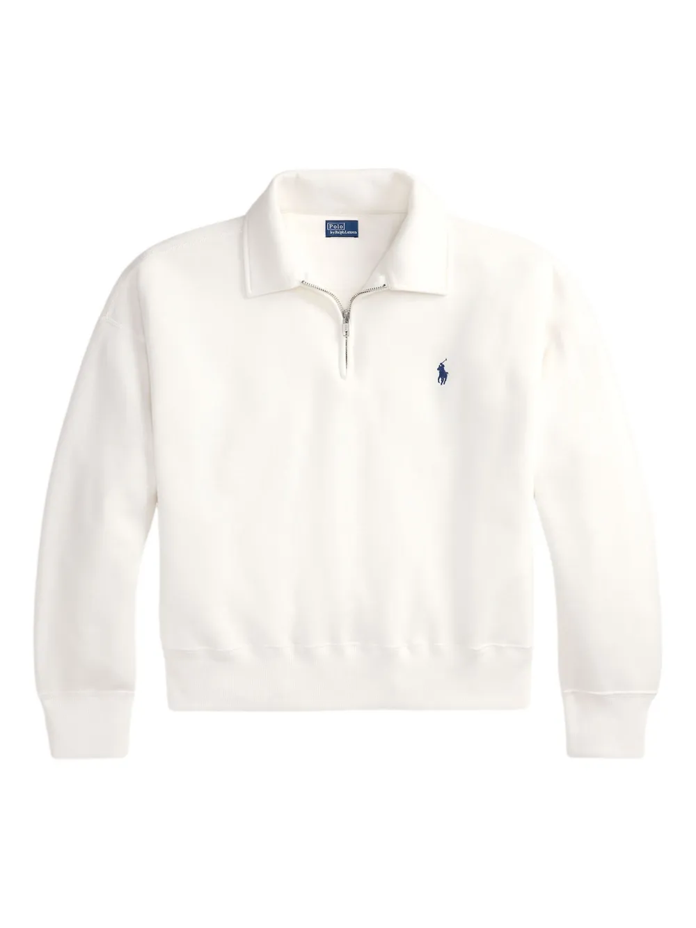 Polo Ralph Lauren Sweater met halve rits Wit
