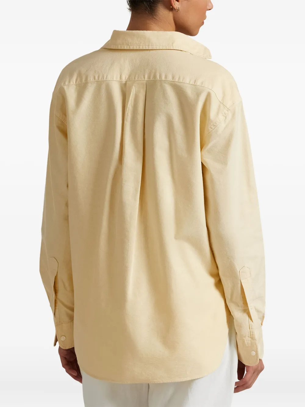 Polo Ralph Lauren Blouse met geborduurd logo Geel