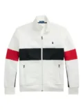 Polo Ralph Lauren colour-block zip-up track jacket - Neutrals