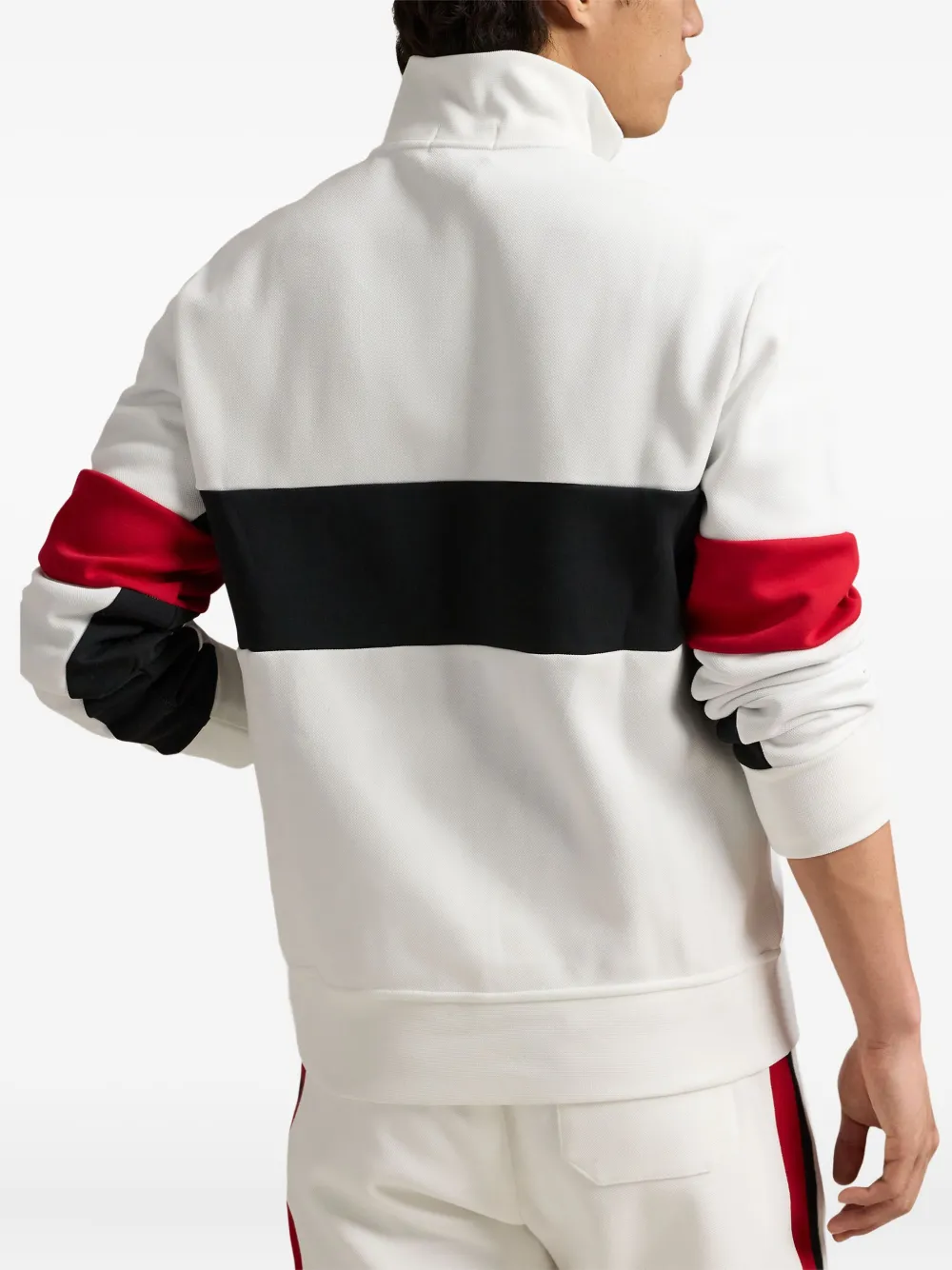Polo Ralph Lauren Trainingsjack met colourblocking Beige