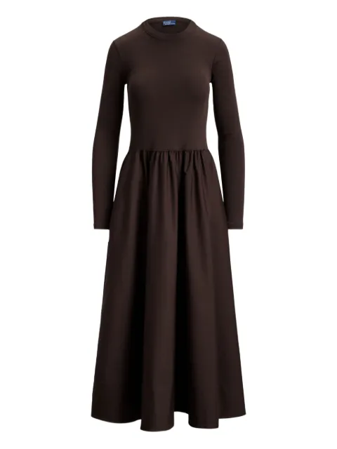Polo Ralph Lauren long-sleeve smock midi dress