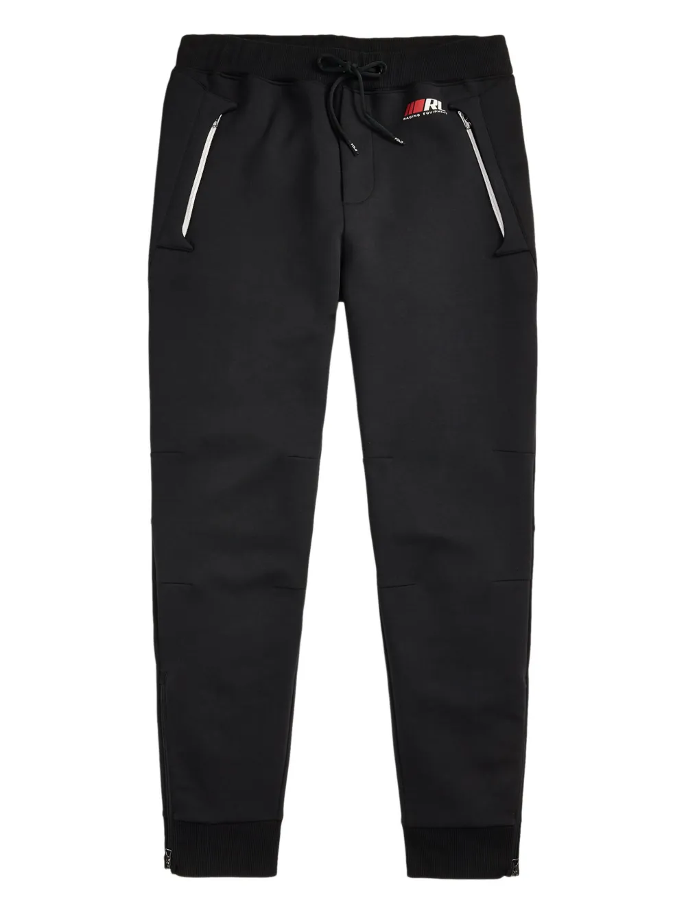Polo Ralph Lauren Zip-pocket Jogger Trousers In Black