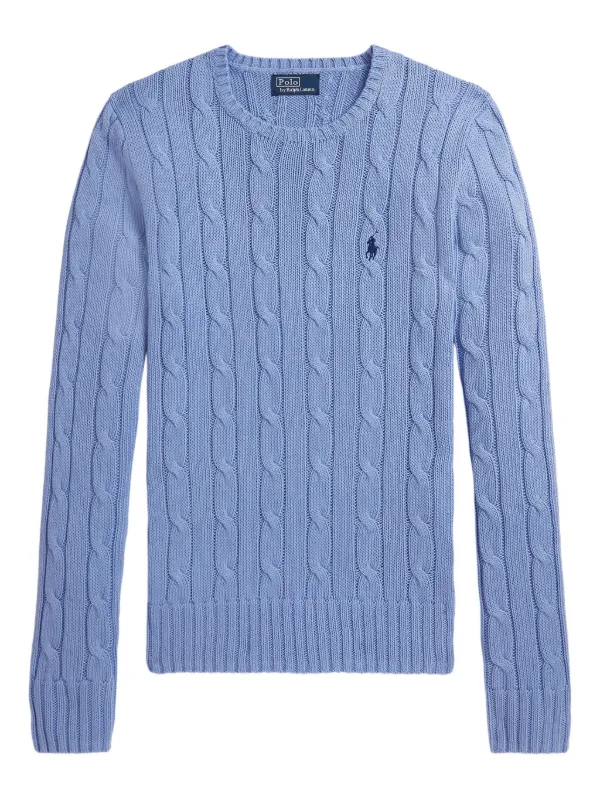 Polo Ralph Lauren ケーブルニット セーター | ブルー | FARFETCH JP