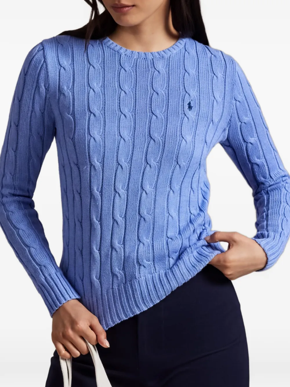 Polo Ralph Lauren Kabelgebreide trui Blauw