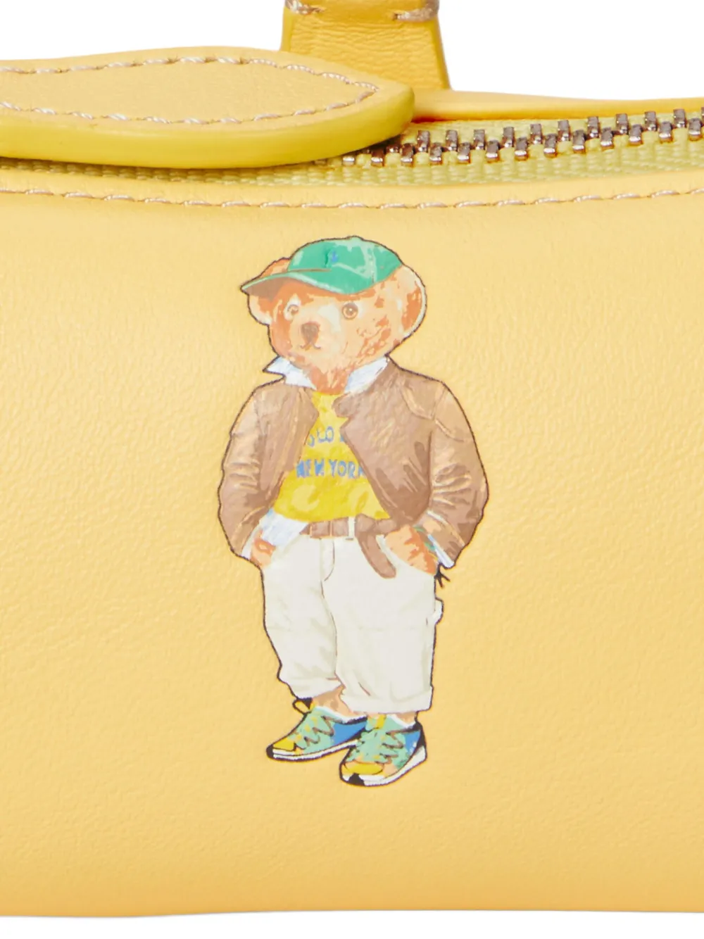 Polo Ralph Lauren Portemonnee met Polo Bear-print en rits Geel