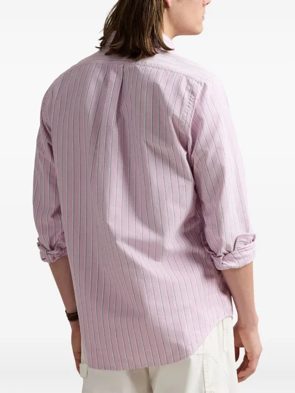 Polo Ralph Lauren ストライプ オックスフォードシャツ | ピンク