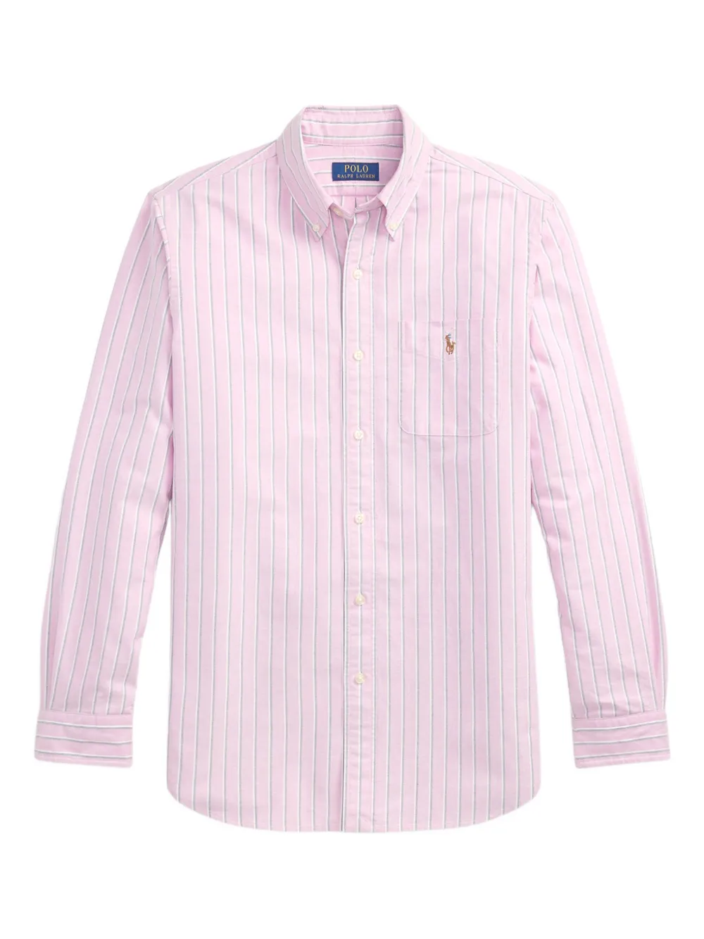 Polo Ralph Lauren Gestreept Oxford overhemd Roze