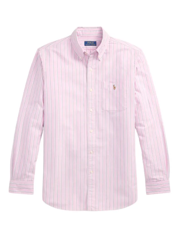 Polo Ralph Lauren ストライプ オックスフォードシャツ | ピンク