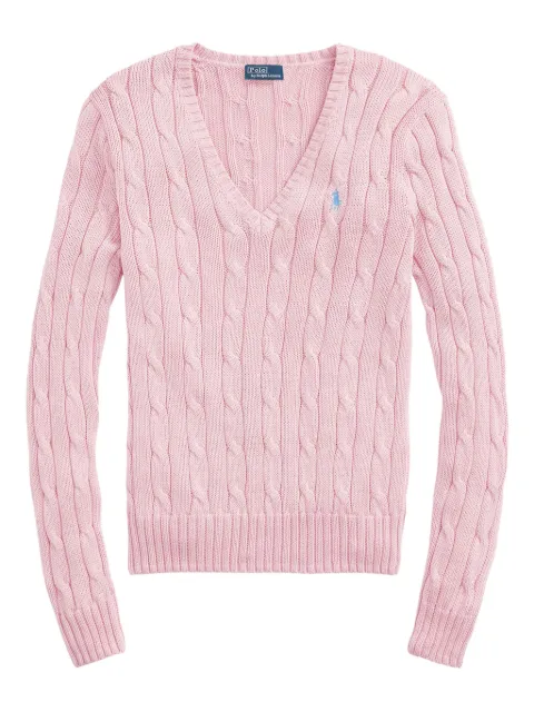 Polo Ralph Lauren cable-knit V-neck sweater 