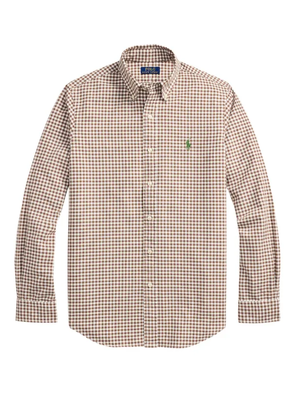 Polo Ralph Lauren チェック シャツ | ブラウン | FARFETCH JP