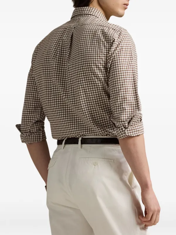 Polo Ralph Lauren チェック シャツ | ブラウン | FARFETCH JP