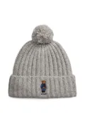 Polo Ralph Lauren ribbed pom-pom beanie - Grey