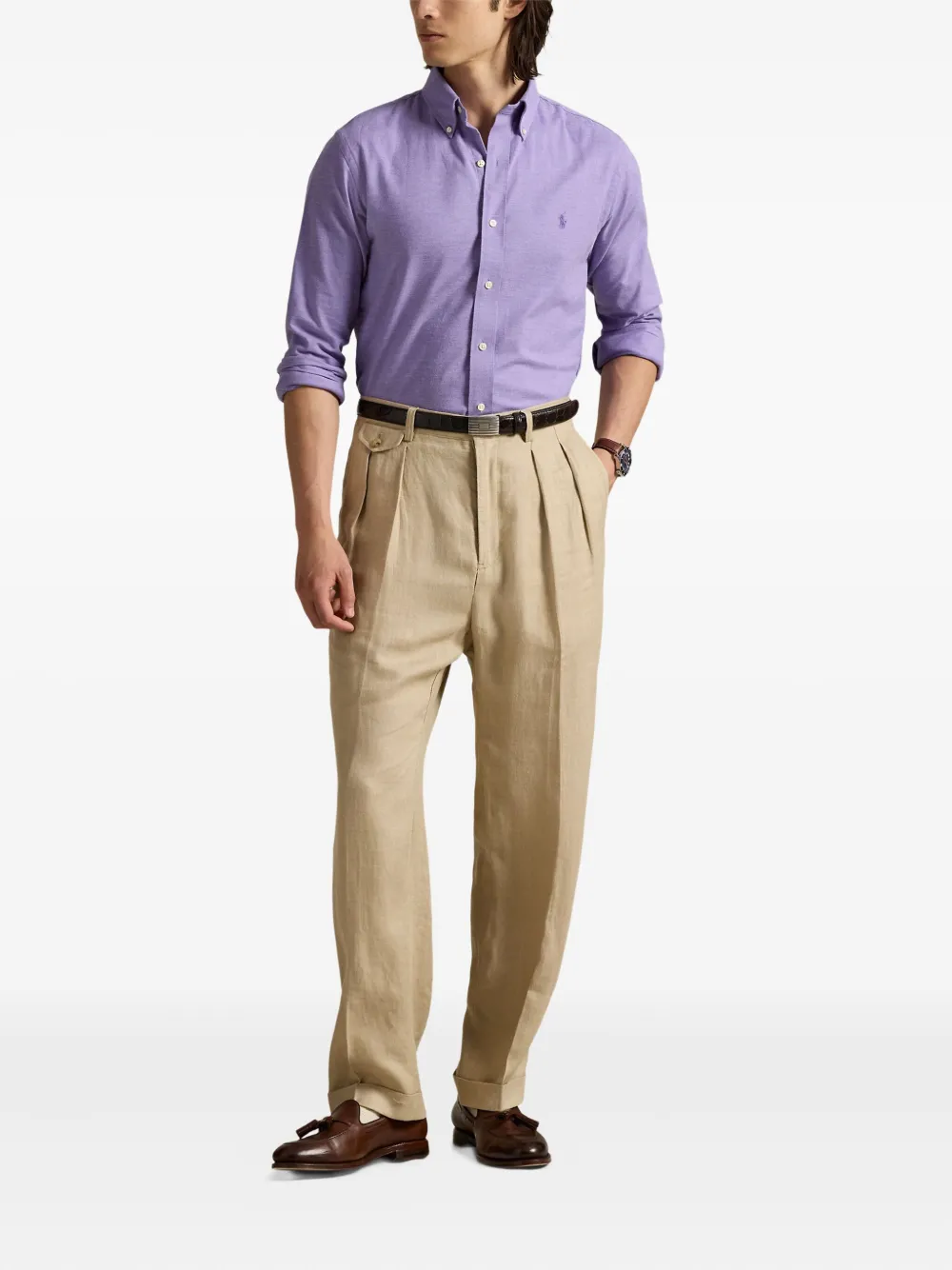 Polo Ralph Lauren Button-down overhemd Paars