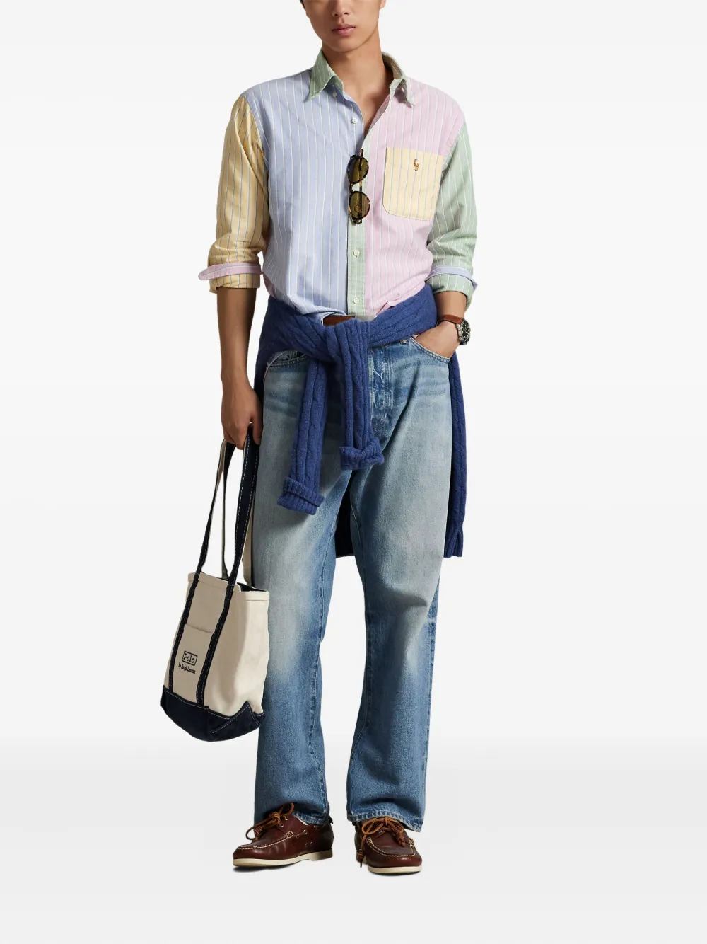 Polo Ralph Lauren Gestreept overhemd Blauw